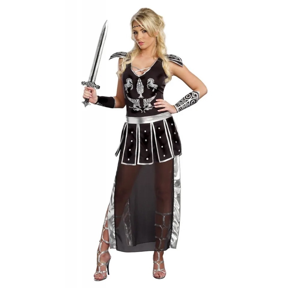 Adult Halloween Costume Glorious Gladiator 3 piece set